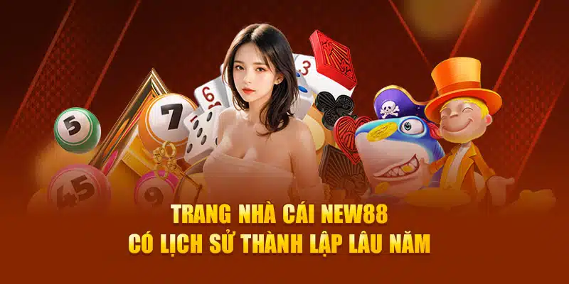 Trang nhà cái New88 có lịch sử thành lập lâu năm 